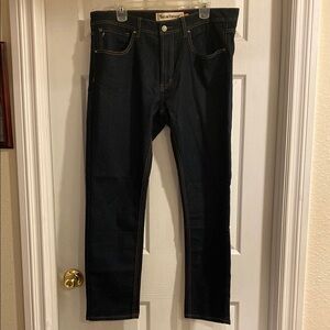 Tailor Vintage Dark Blue Canaan Slim Fit Denim Jeans Connecticut Originals 36x30